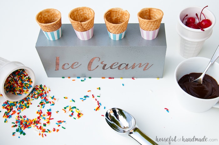 How to Make a Cardboard Ice Cream Cone Holder