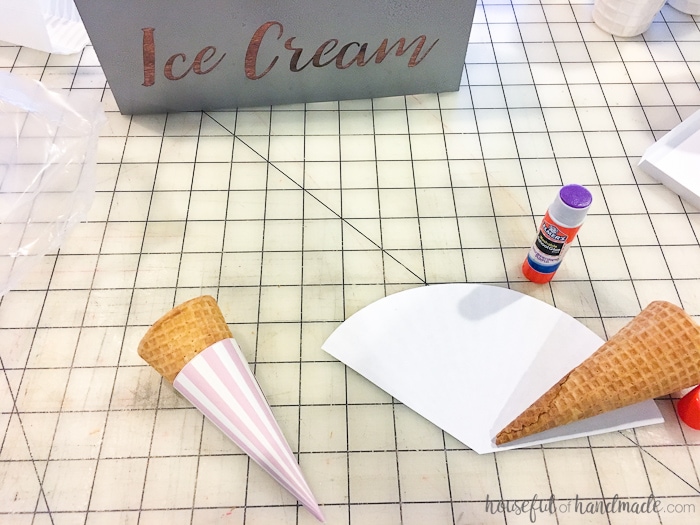 DIY Ice Cream Cone Holder