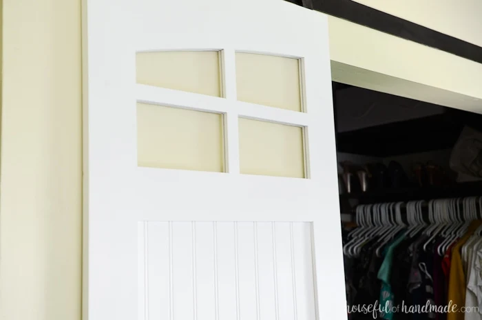 Closet Sliding Barn Doors Build Plans - Houseful of Handmade