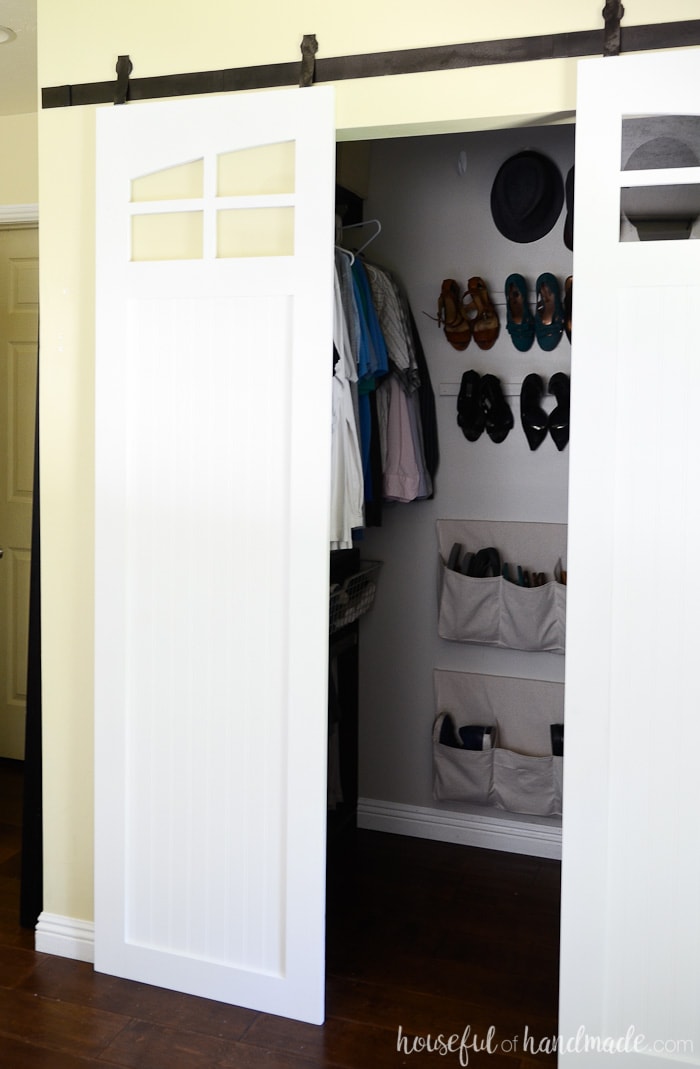 Closet Sliding Barn Doors Build Plans Houseful Of Handmade