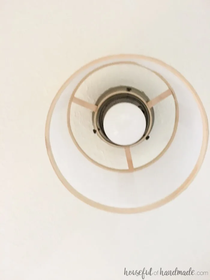 Who would have thought you could DIY a light? I love this easy drum ceiling light fixture from Housefulofhandmade.com