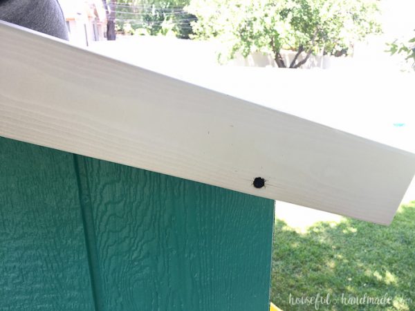 Our DIY Playhouse: The Roof - Houseful of Handmade