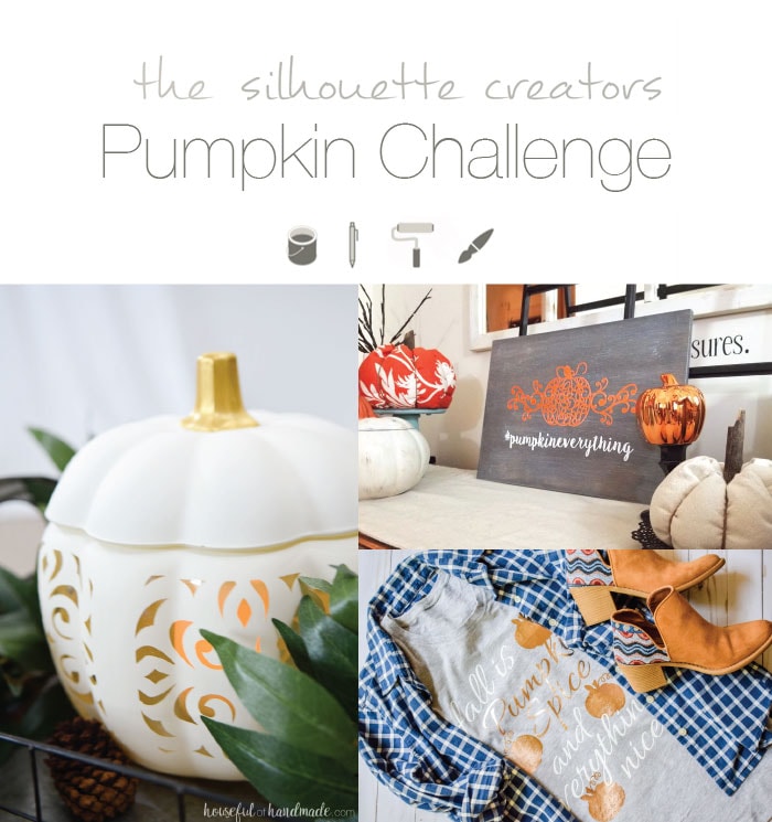 Get ready for fall with your Silhouette Cameo! We have 3 fun pumpkin themed projects in this month's Silhouette Creator's Challenge. 