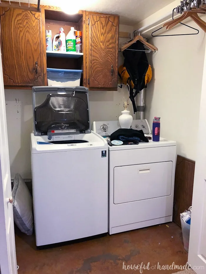 Small Space Laundry Makeover - From Drab to Fab! - TidyMom®