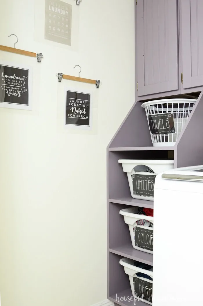 Laundry Room Organization For Under $100 - Life on Kaydeross Creek