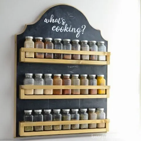 How To Create An Insanely Organized Spice Rack On A Budget - By