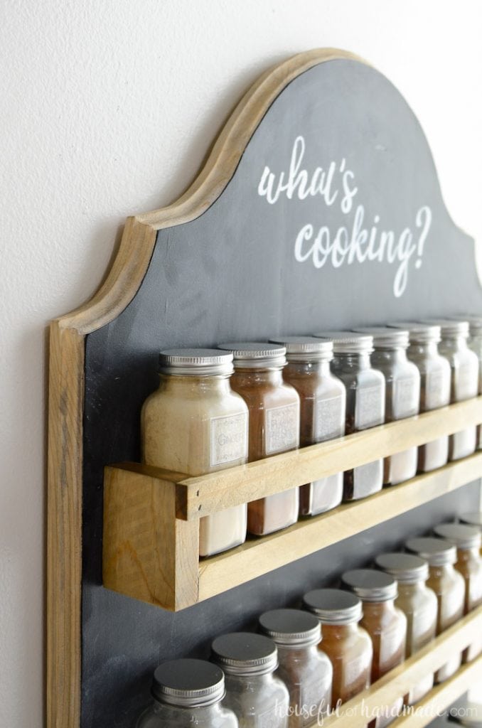 Wooden Spice Rack Build Plans Houseful of Handmade