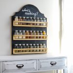 This wooden spice rack is the perfect way to organize all your spices. The hanging spice rack keeps the spices at your finger tips while you cook and acts as art in your kitchen. You are going to love how easy this DIY spice rack is to build with these free build plans. Housefulofhandmade.com