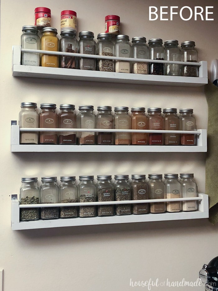 Diy spice rack discount wood