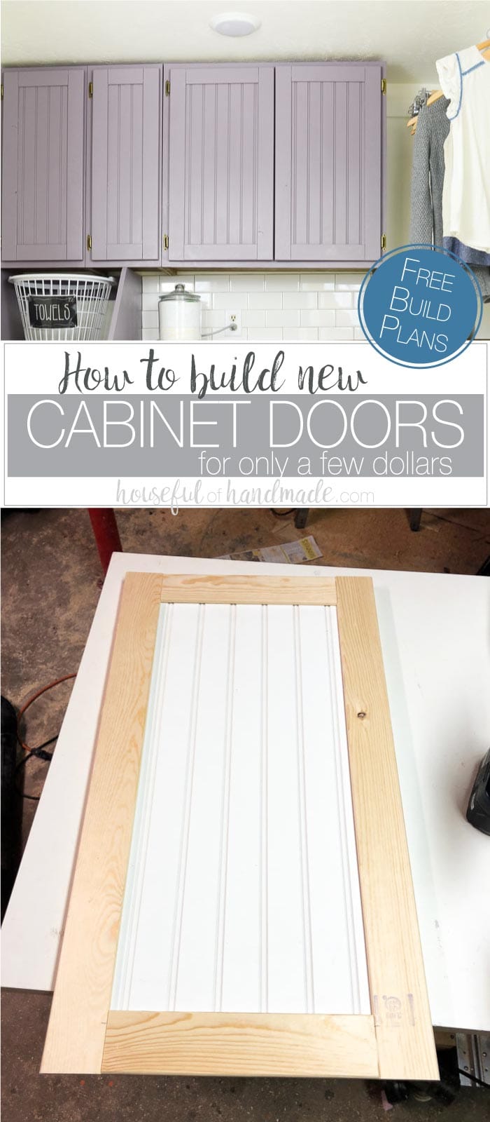 How to Build Cabinet Doors Cheap - Houseful of Handmade