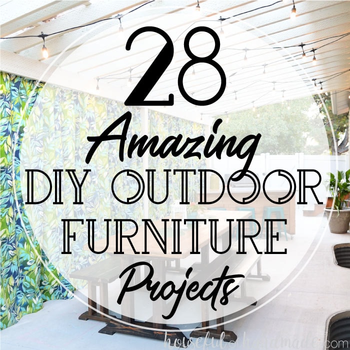 Get your yard ready for spring with these DIY outdoor furniture projects that were the #7 most popular DIY project of the year. 