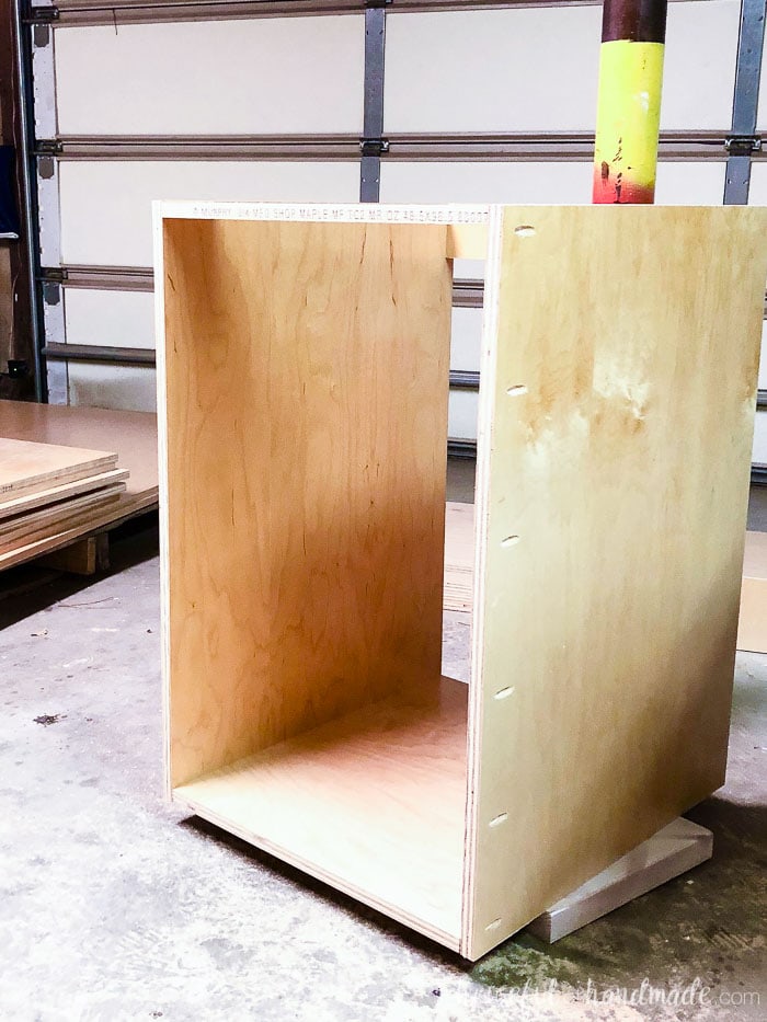 Cabinets Without Expensive Tools, Plywood Box Construction Cabinets