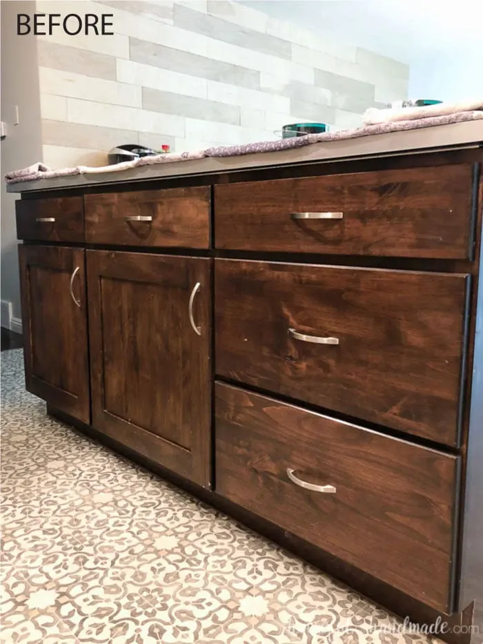 Farmhouse Kitchen Island Makeover, How To Turn A Base Cabinet Into Kitchen Island