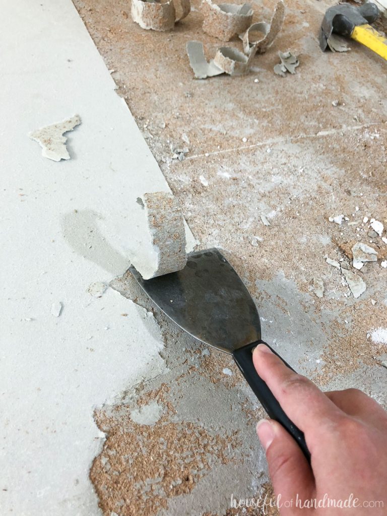 How to Easily Remove Linoleum Houseful of Handmade