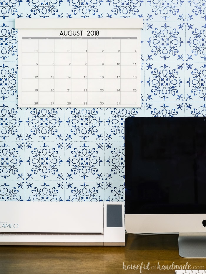 Printable Large Desk Calendar Houseful Of Handmade