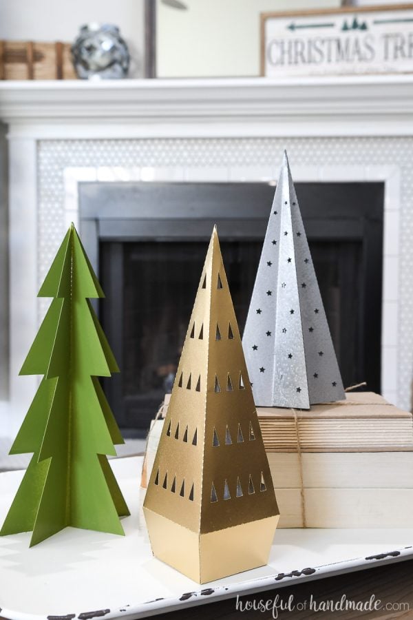 Paper Christmas Trees Cut Files - Houseful of Handmade