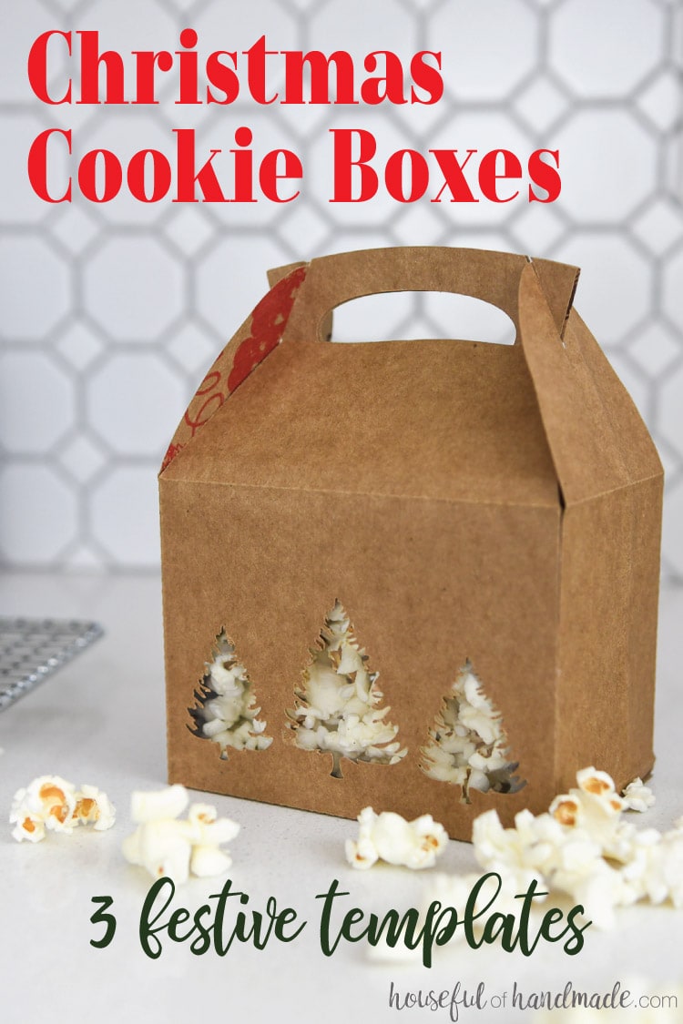 7 Days of Paper Christmas Decor: Christmas Cookie Boxes - Houseful of