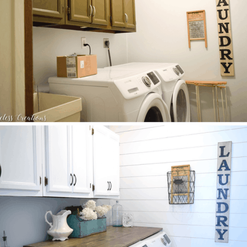 How to Remodel a Laundry Room on a Budget - Houseful of Handmade