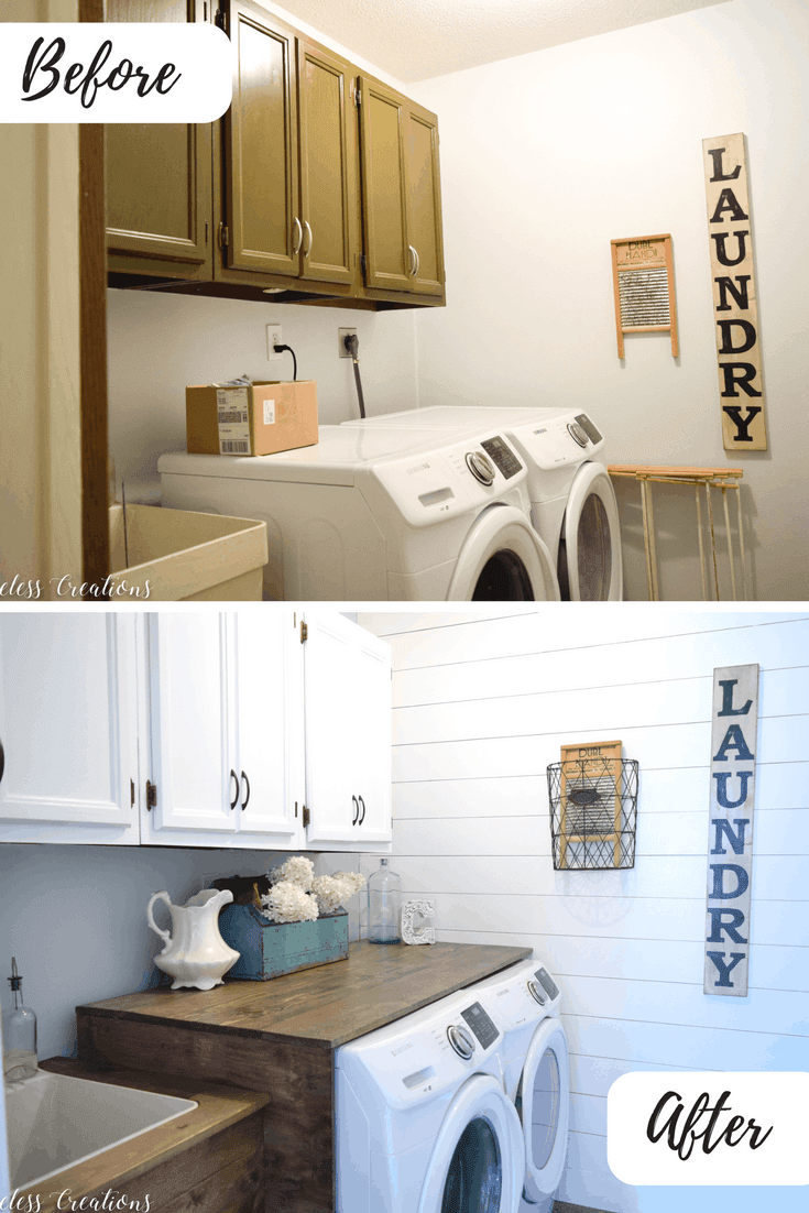 How to Remodel a Laundry Room on a Budget - Houseful of Handmade