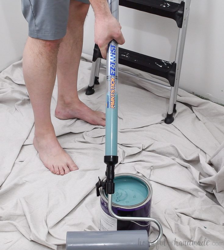 The Easy Way to Paint a Ceiling Houseful of Handmade