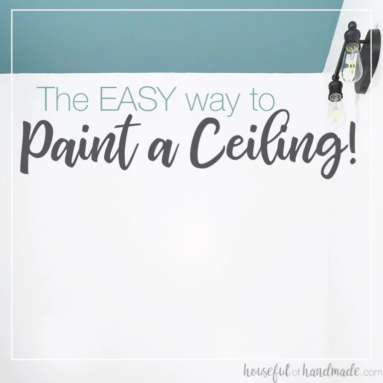 The Easy Way to Paint a Ceiling