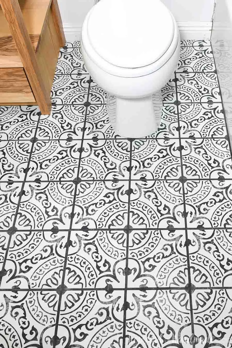 Laying Floor Tiles In A Small Bathroom, Toilet Floor Tiles