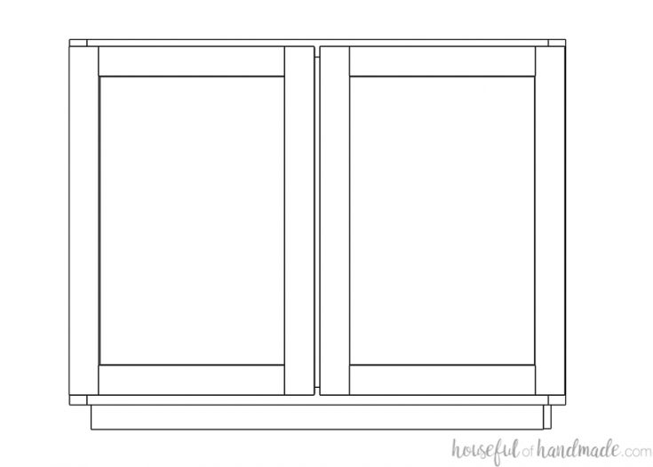 Understanding Cabinet Door Sizes and Hinges - Houseful of Handmade