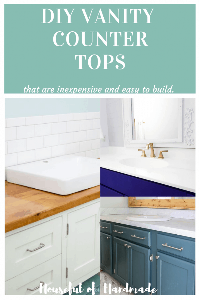 Cheap DIY Vanity Tops For Your Bathroom