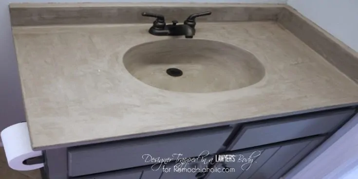 Diy Vanity Tops For Your Bathroom, Diy Ideas For Bathroom Countertops