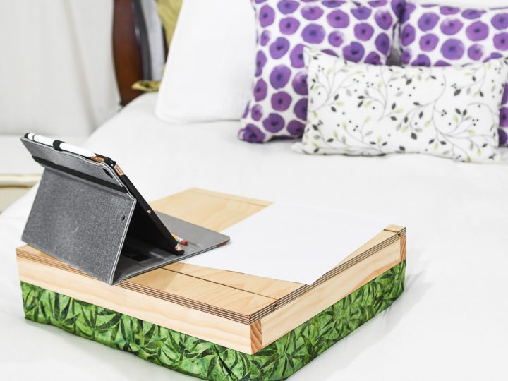 Easy Lap Desk With Storage Diy Gift Idea Houseful Of Handmade