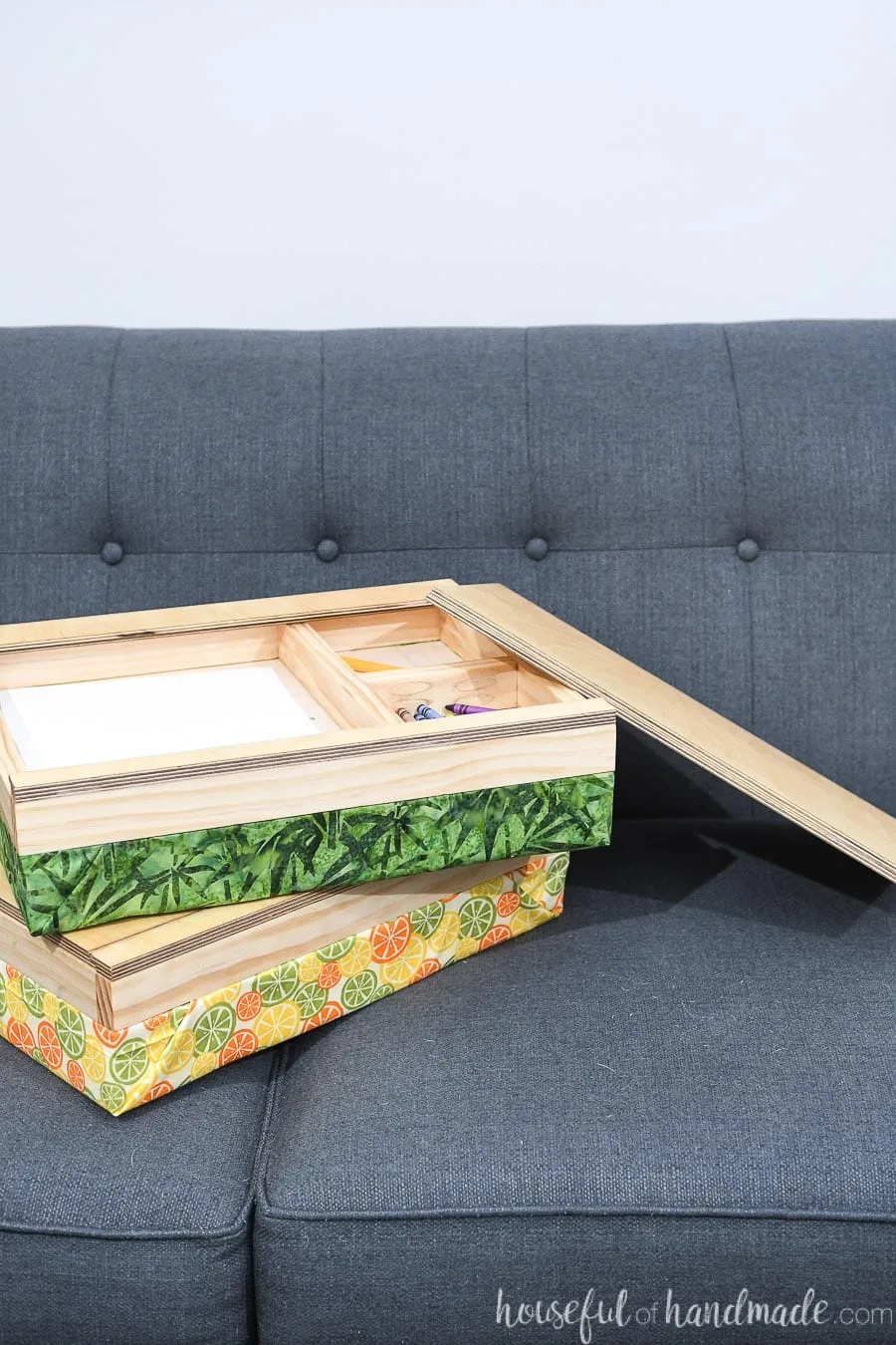 Easy Lap Desk With Storage Diy Gift
