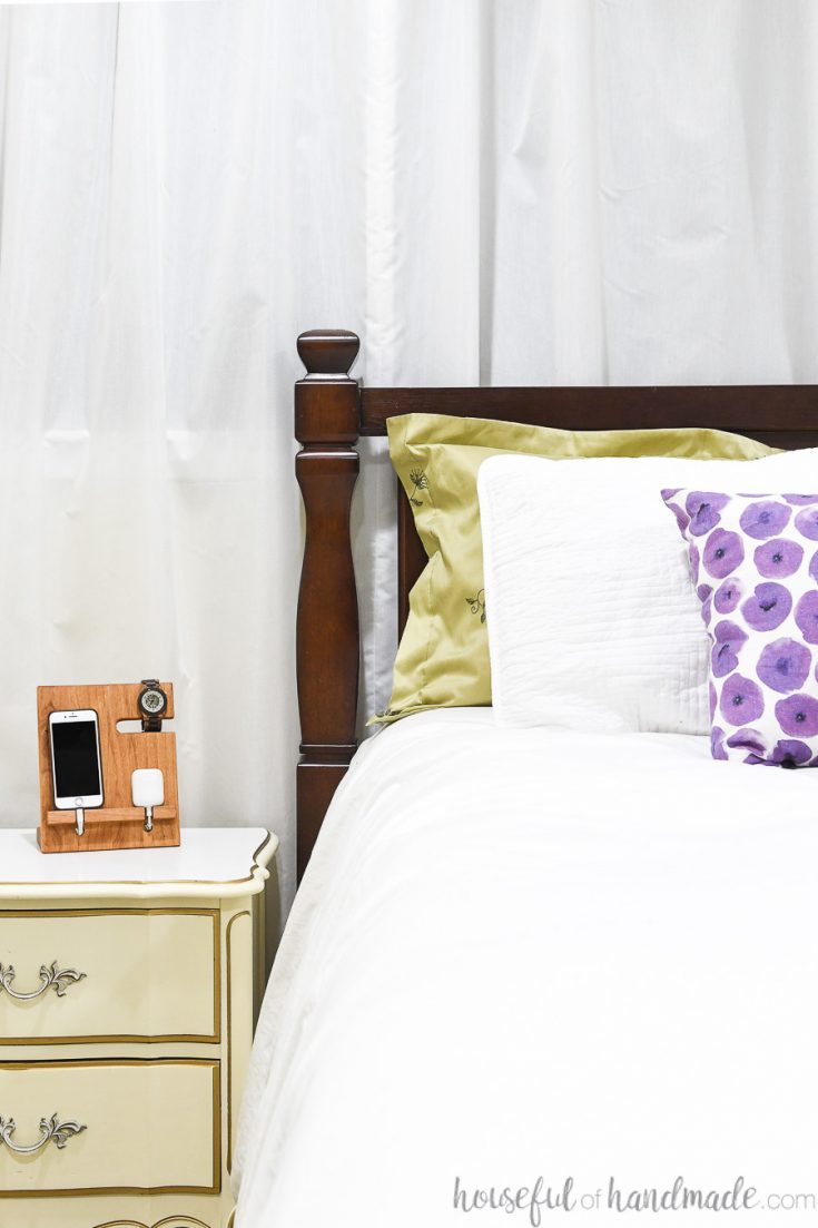 Nightstand Valet Docking Station Houseful of Handmade