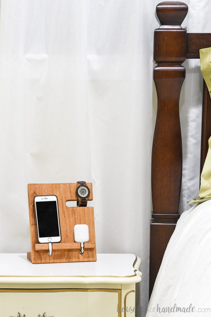 Nightstand Valet Docking Station Houseful of Handmade