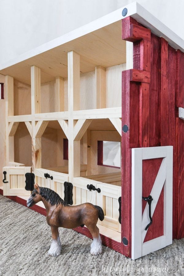 Wooden Toy Barn Build Plans - Houseful of Handmade