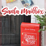 Empty cereal boxes and then picture of DIY santa mailbox made from them.