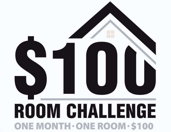 $100 Room Challenge logo.