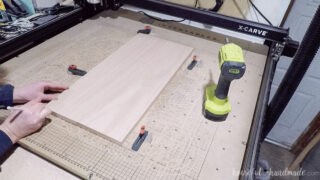 Carved DIY Wood Light Fixture - Houseful of Handmade