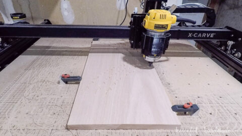 Carved DIY Wood Light Fixture - Houseful of Handmade