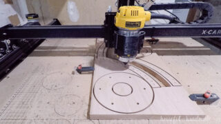 Carved DIY Wood Light Fixture - Houseful of Handmade