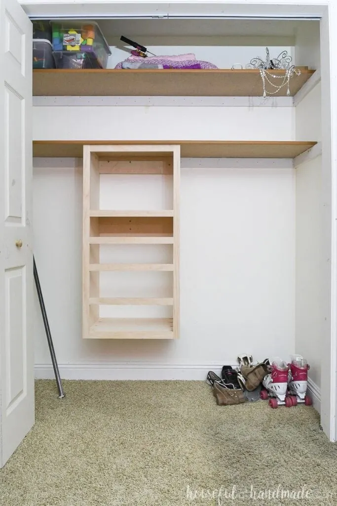 How to Build a DIY Closet Organizer - Houseful of Handmade