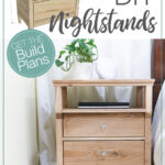 Diy tall deals nightstand