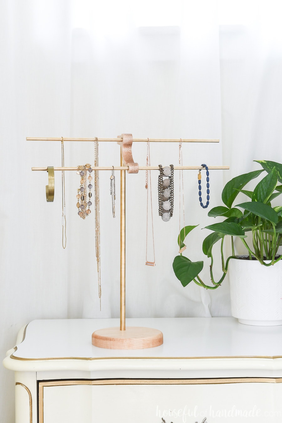 DIY Necklace Holder from Wood Scraps Houseful of Handmade