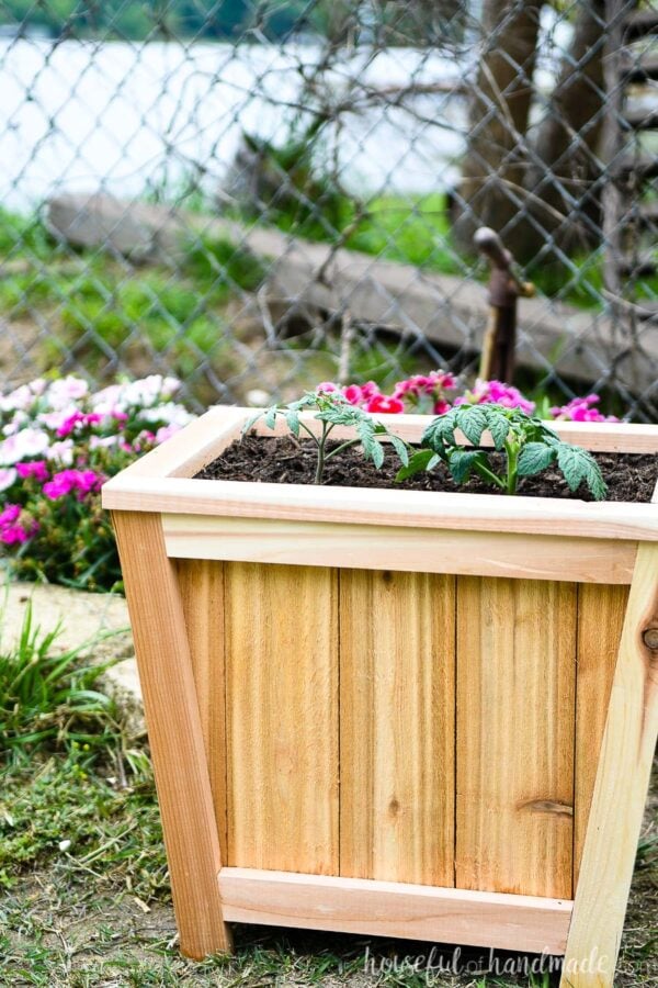Easy DIY Tapered Planter Build Plans Houseful of Handmade