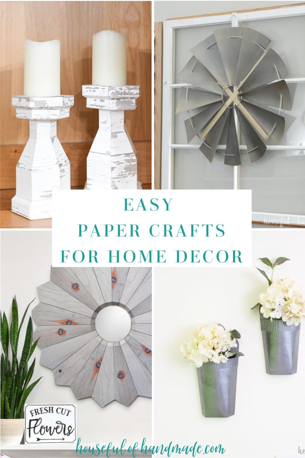 paper crafts for home decor collage of 4