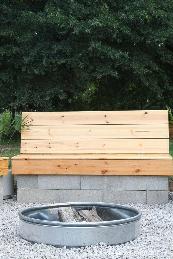 Our Diy Fire Pit Building Sealing, Easy Fire Pit Benches