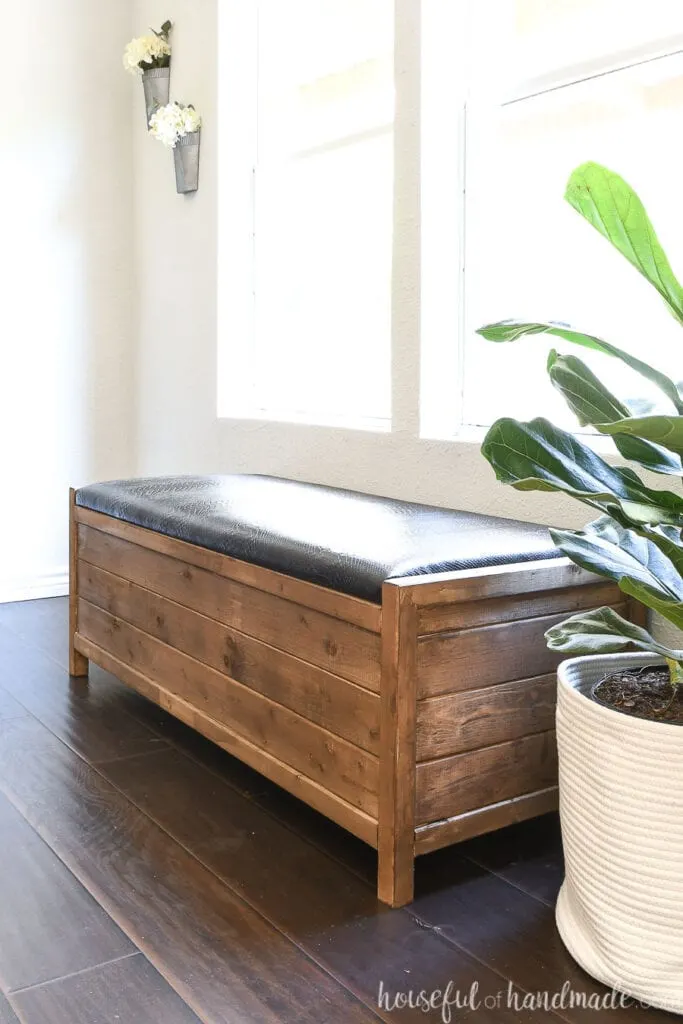 End of bed storage bench with drawers hot sale