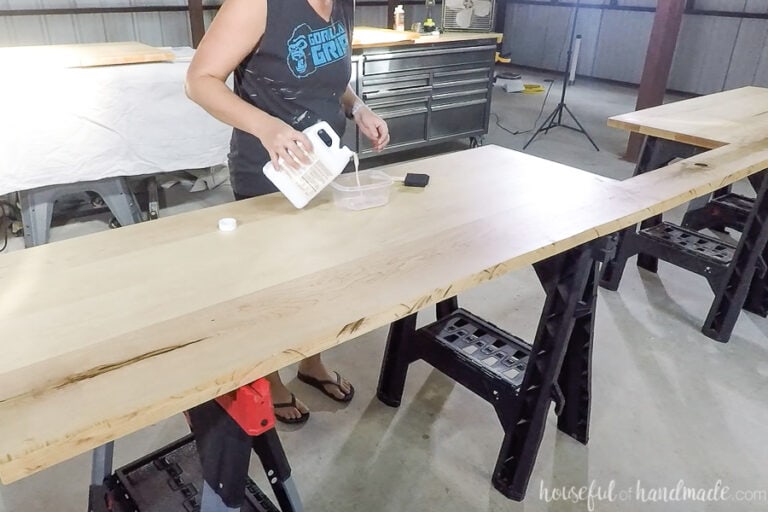 How to Build & Seal Wood Countertops Houseful of Handmade