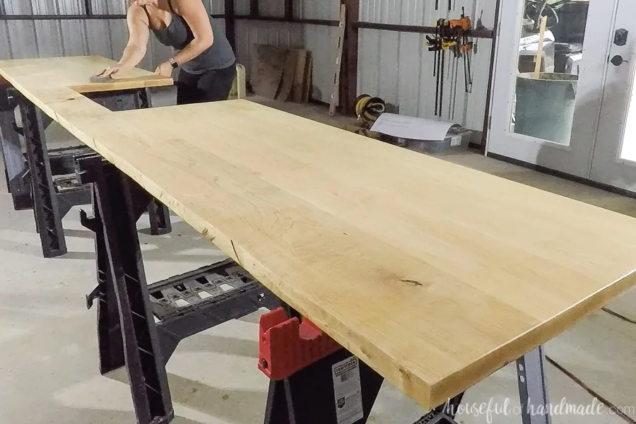 How To Build Seal Wood Countertops, How To Build A Wood Plank Countertop