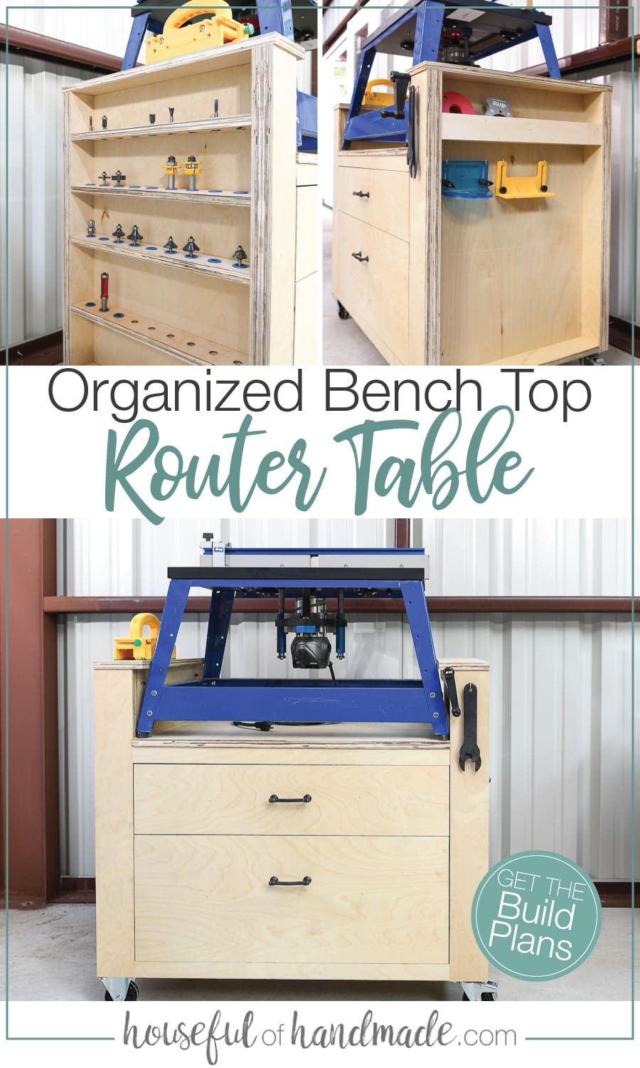 Rolling Bench Top Router Table Build Plans - Houseful of 