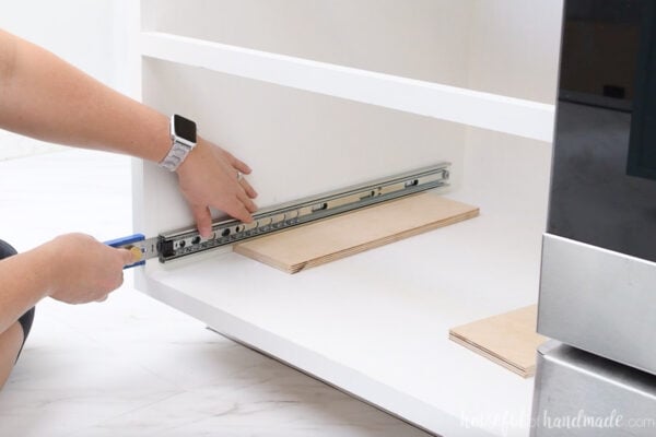 How To Install Cabinet Drawers With Ball-Bearing Slides - Houseful Of ...